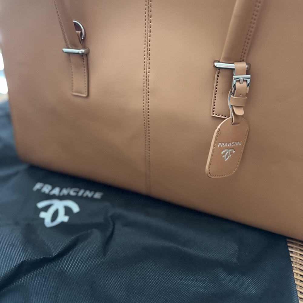 Tan Leather Laptop Bag